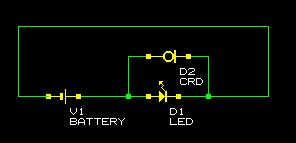 問題のある定電流ダイオードＣＲＤの回路例１