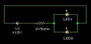 ＬＥＤの問題のある点灯回路