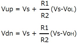 ヒステリシスの計算式