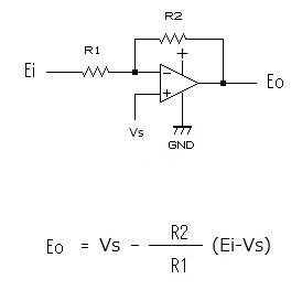 単電源用の非反転増幅器