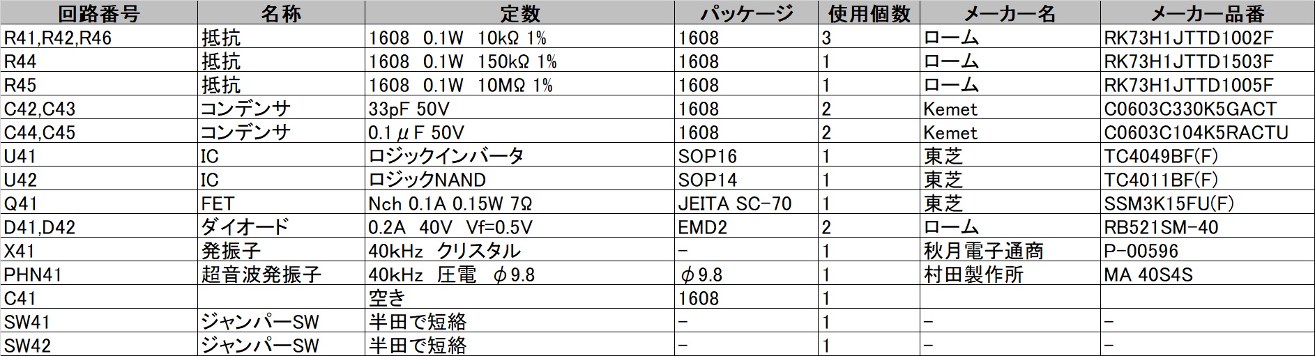 超音波発生器回路２